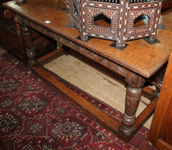 Oak refectory table